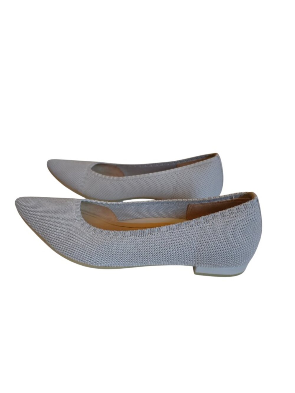 Vionic Dahlia Women's Pointy Toe Light Grey Career Professional Flats Sz 8.5